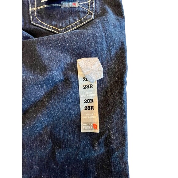 Ariat FR NWT Flame Resistant Womens Jeans Tag Sz 28R Bootcut Stretch Work Jean - Picture 9 of 12